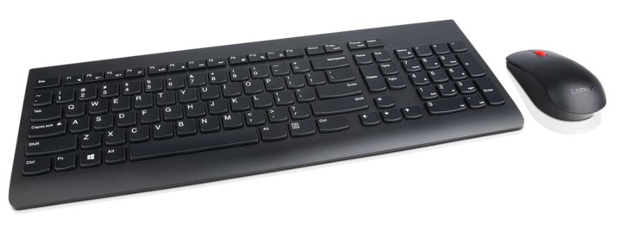 KIT TECLADO Y MOUSE INALAMBRICO LENOVO USB NEGRO ESPAÑOL 4X30M39482
